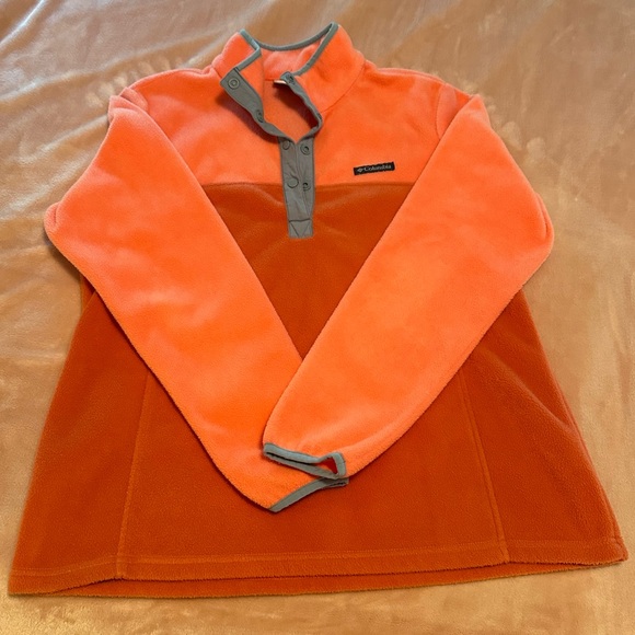 Columbia Fleece Button-Up Pullover - Picture 1 of 4